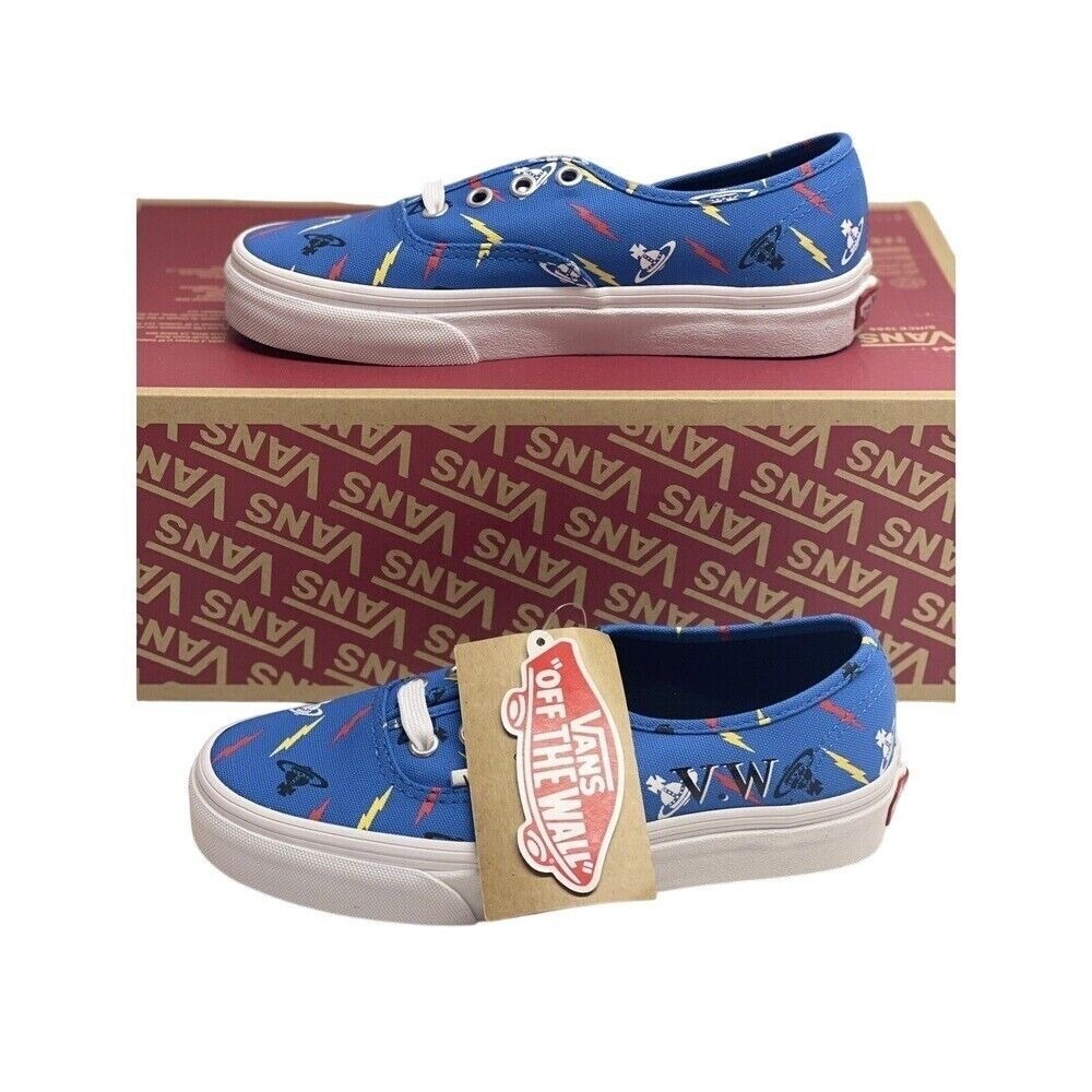 Vans Sneakers Vivienne Westwood Women 7 Blue Orbs Anglomania Thunder‎ New